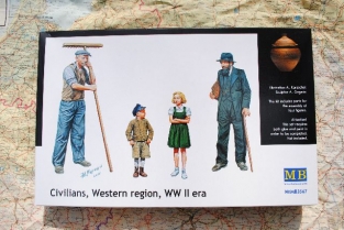 Master Box LTD 3567  Civilians, Western region, WWII era